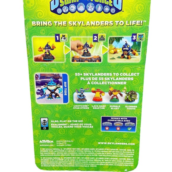 NEW 2013 Skylanders Swap Force (Rip Tide - Water) Toys to Life Figures SEALED - Picture 6 of 7